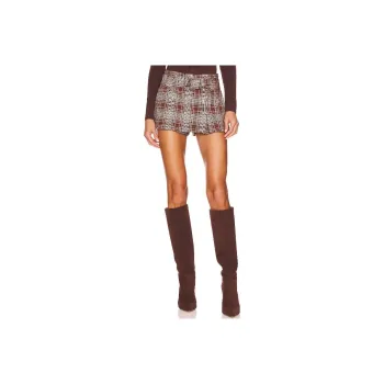 FREE PEOPLE Casual Shorts Women's Brown
