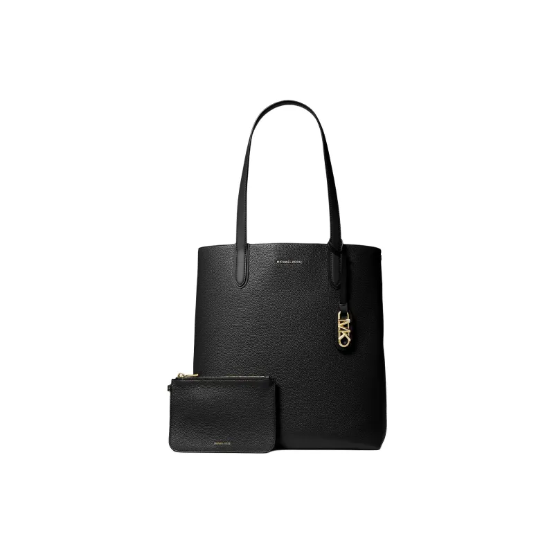 MICHAEL KORS Eliza Series Leather One Shoulder Handbag Large Size Women's Black-1