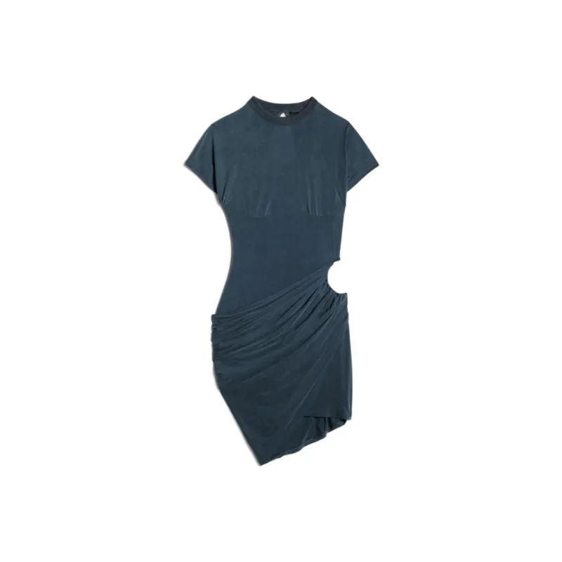 Jacquemus La Robe Espelho Court 'Navy'-0
