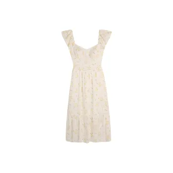 Hollister Short-Sleeved Dresses Women's White Floral