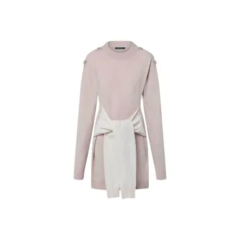 LOUIS VUITTON FW24 Long Sleeved Dress Women's Beige
