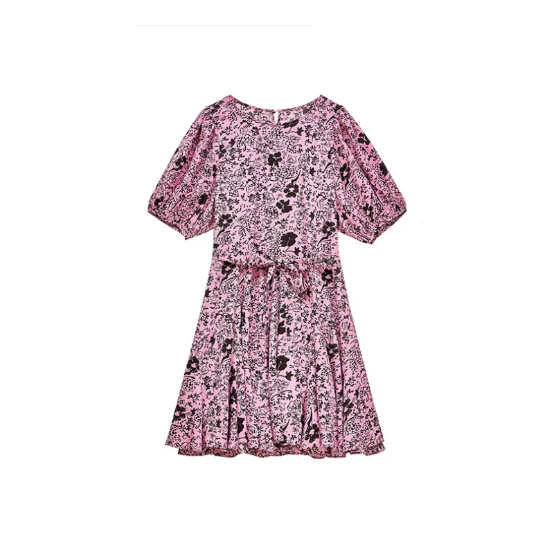 Mapping Short Sleeved Dresses Women's Plum Red-0