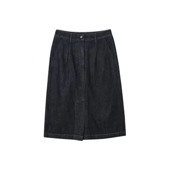 Skechers Denim Long Skirts Women's Denim Dark Blue