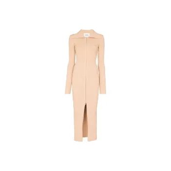 NANUSHKA Long Sleeved Dresses Women's Light Beige