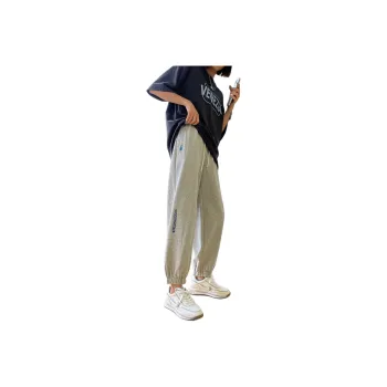 Tonlion Casual Pants Women's Light Heather Gray
