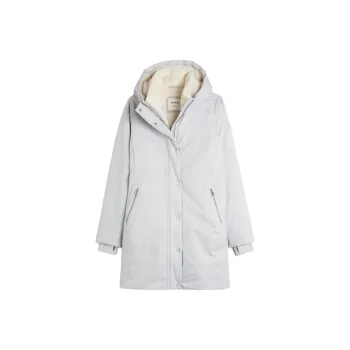 Hollister Puffer Jacket Women's Light Gray