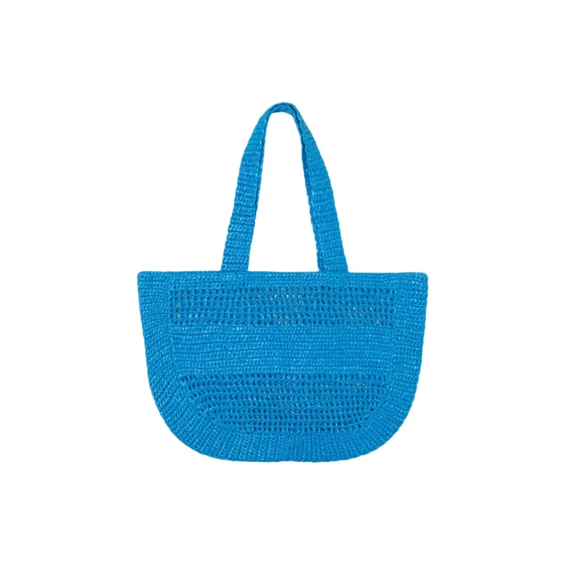 Stussy Polypropylene Tote Bag, Shopping Bag, Shoulder Bag Unisex Blue-1