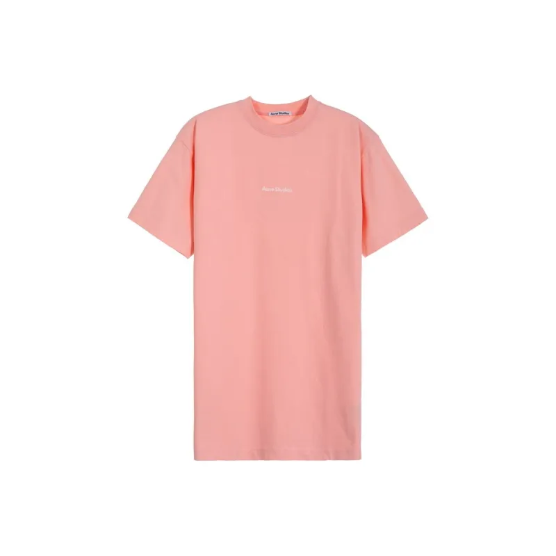 Acne Studios FW24 Short Sleeved Dresses Women's Pink-0
