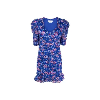 ISABEL MARANT Short Sleeved Dresses Women's Blue