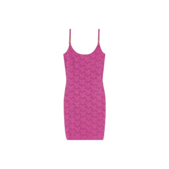 FANSIZHE VERSACE SS23 Sleeveless Dress Women's Pink