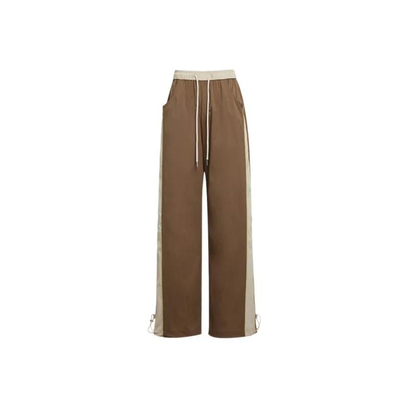 ZNZX Casual Pants Women's Brown-0