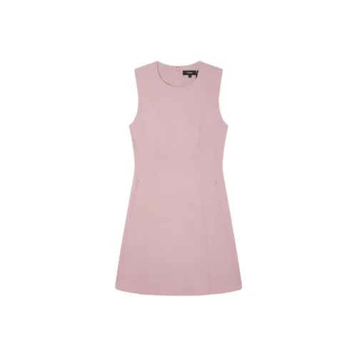 THEORY Sleeveless Dresses Women's Light Pink