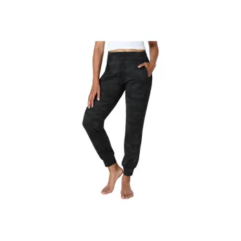 Sweaty Betty Knitted Sports Pants Women's Ultra Black Camouflage Print