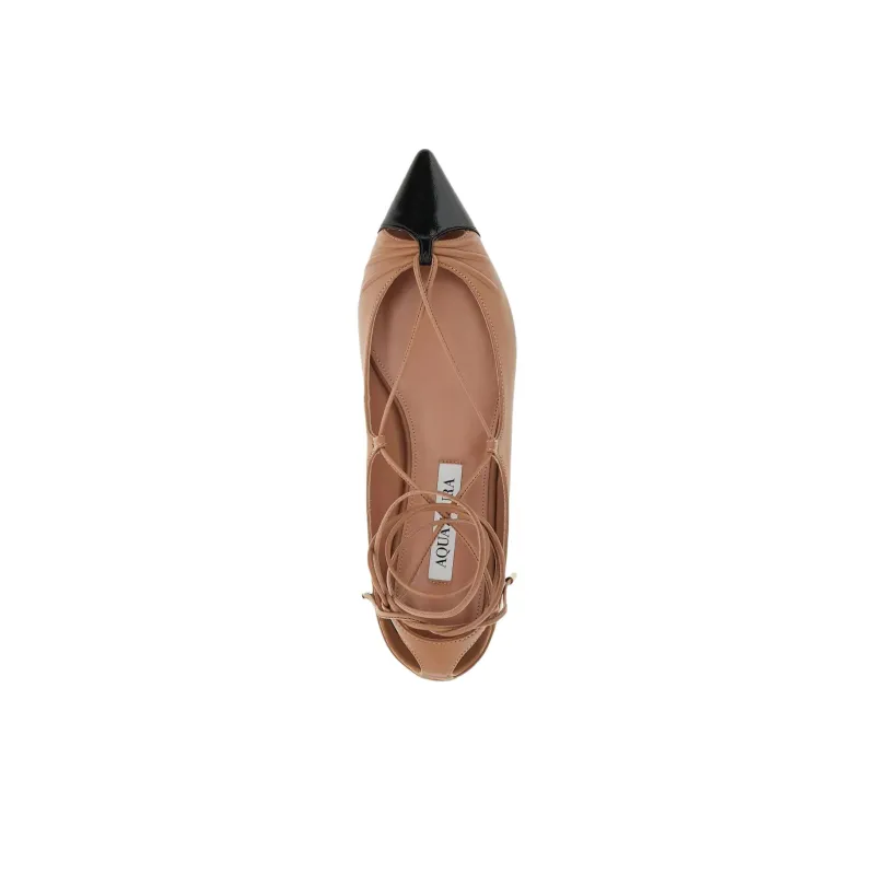 AQUAZZURA Gabi Casual Single Shoes Women's Light Umber-3
