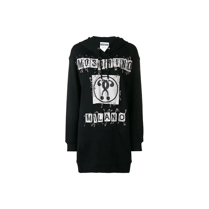 MOSCHINO Long-Sleeved Dresses Women's Black-0