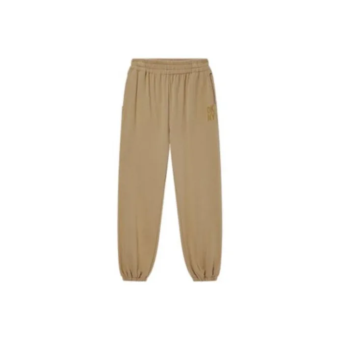 DKNY Knitted Sweatpants Women's Camel-0