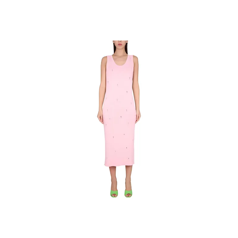Barrow Distressed Knitted Maxi Dress-0