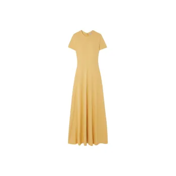 TOTEME SS24 Short-Sleeved Dresses Women's Yellow