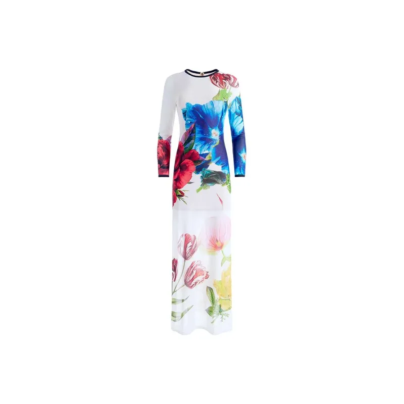 ALICE+OLIVIA Delora Floral-print Maxi Dress-0