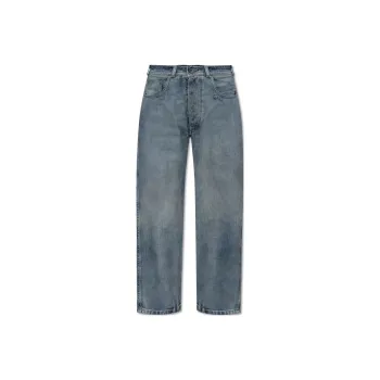 Maison Margiela High Waist Distressed Jeans