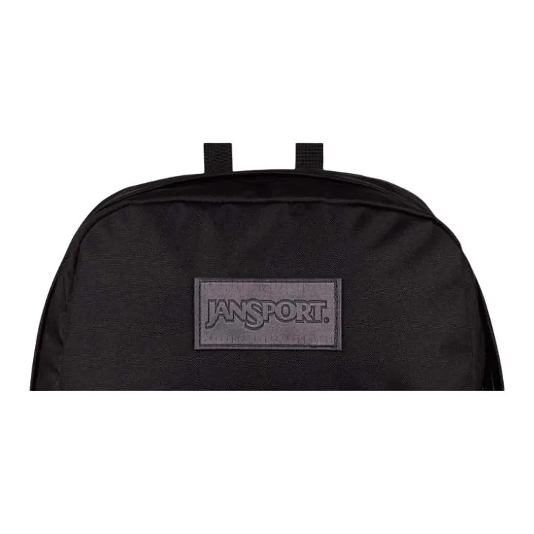 JanSport Polyester Backpack Medium Size Unisex Black-3