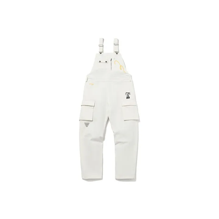 X girl X LINING Sports Fashion Collection Overalls Women's White-0
