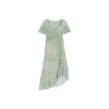 Bebe SS24 Short Sleeved Dress Women's Green