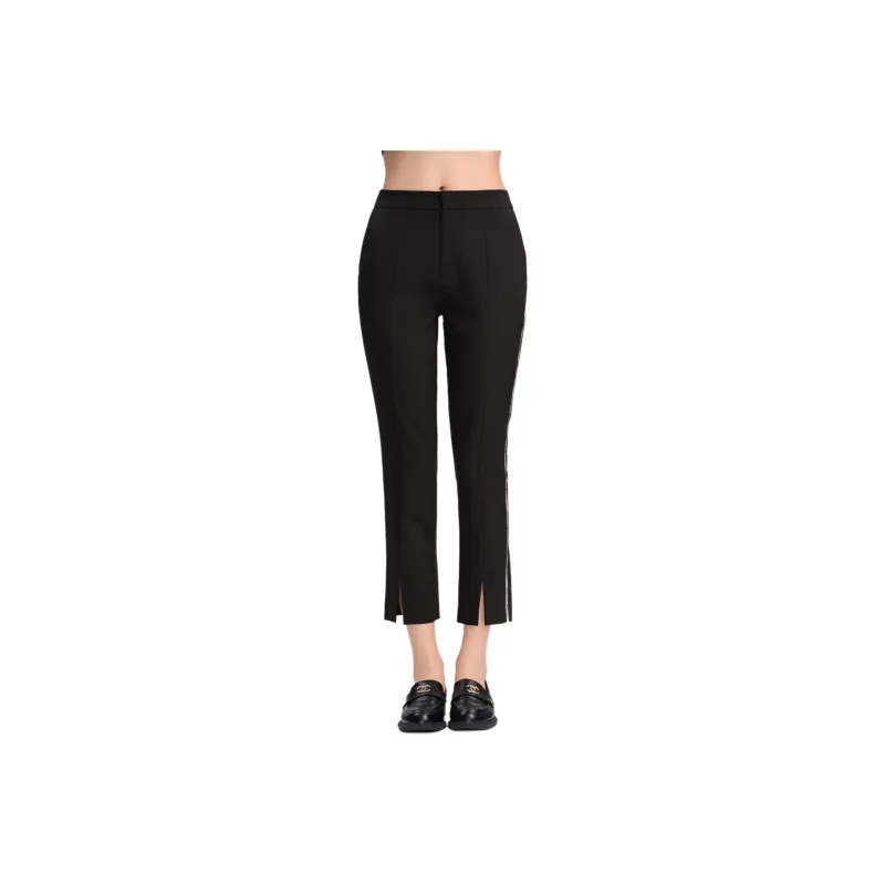 Blood Glitter Casual Pants Women's Black-0