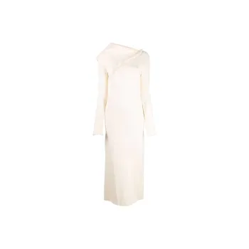JIL SANDER Long-Sleeved Dresses Women's White