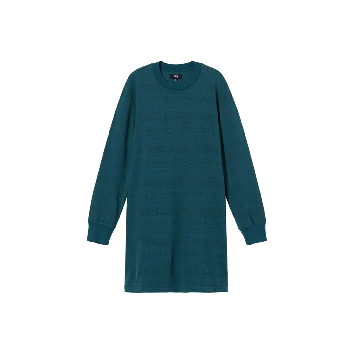Stussy Long Sleeved Dresses Women's Blue-0