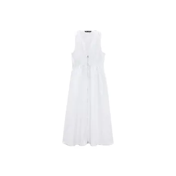 ZARA Sleeveless Dresses Women's White