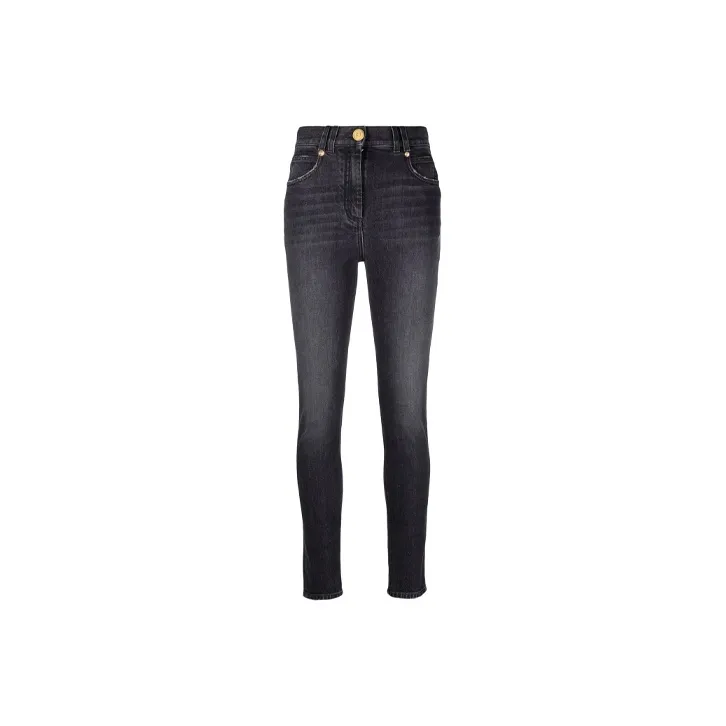 BALMAIN Jeans Women's Dark Gray-0