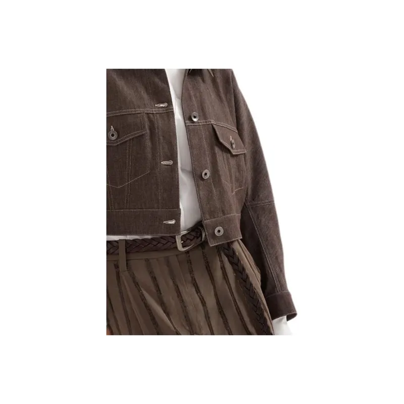 Brunello Cucinelli Embellished Cropped Jacket-5