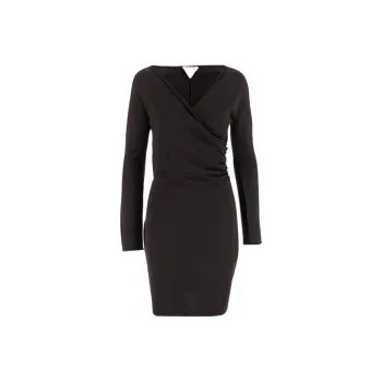 Bottega Veneta Long Sleeved Wrap Dress