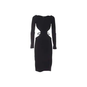 DSQUARED 2 Cut Out Detailed Belted Midi Dress