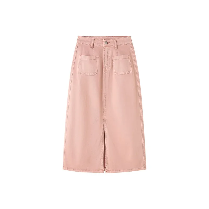 Jean West Denim Long Skirts Women's-4