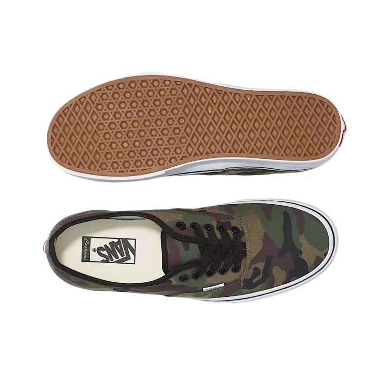 Vans Authentic Low Top Skateboard Shoes Unisex Camouflage-3
