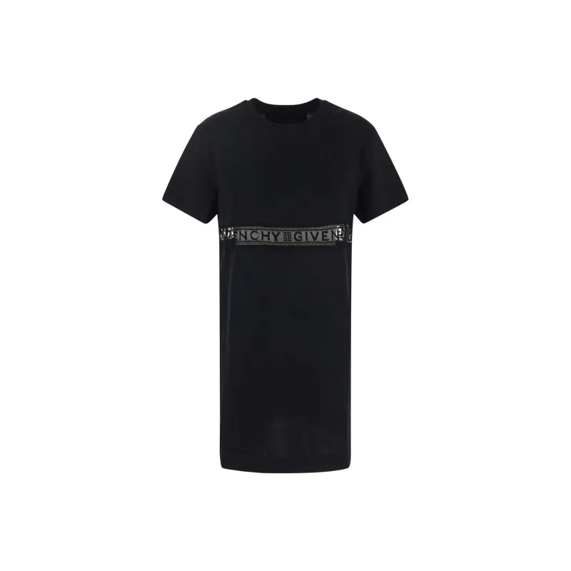 Givenchy Short-Sleeved Dresses Women's Black-0