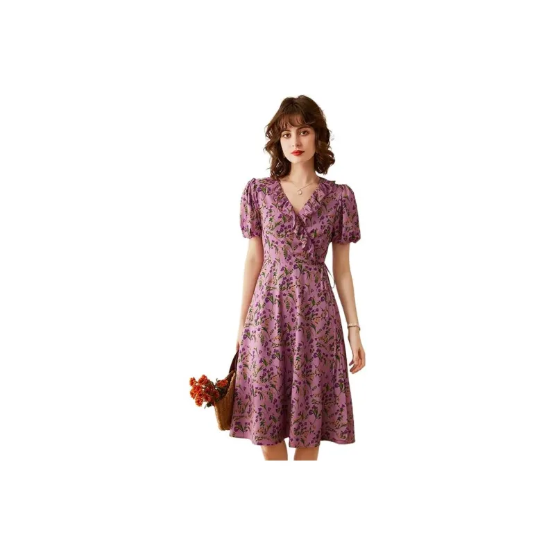 LOUISY AO Short Sleeved Dresses Women's Multicolor-0
