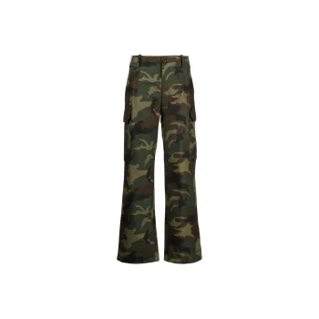 NILI LOTAN Cargo-style Cotton Trousers