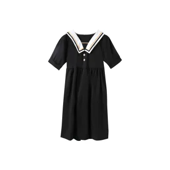 MRR&CO. Short Sleeved Dress Women's Black