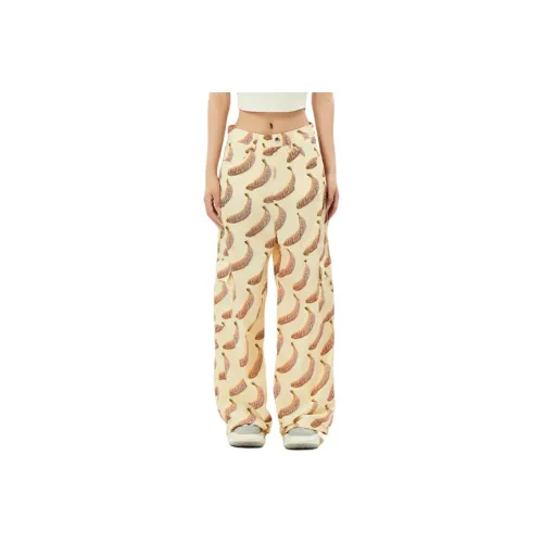 LALABOBO Casual Pants Women's Yellow