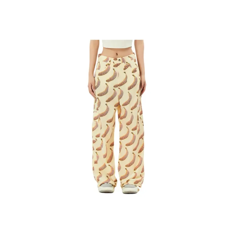 LALABOBO Casual Pants Women's Yellow-0