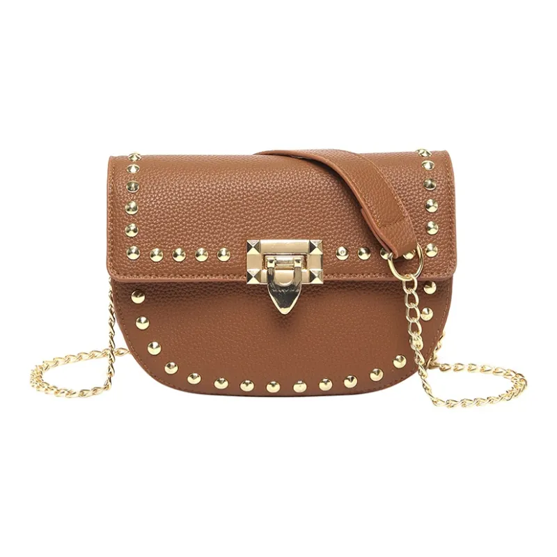 TOUTSEUL YOLO PU Saddle Bag, Shoulder Bag Women's Black/Red/Khaki/Brown/Pink-15