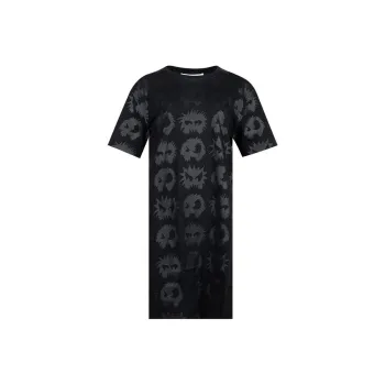McQ Alexander McQueen Short Sleeved Dresses Women's Black