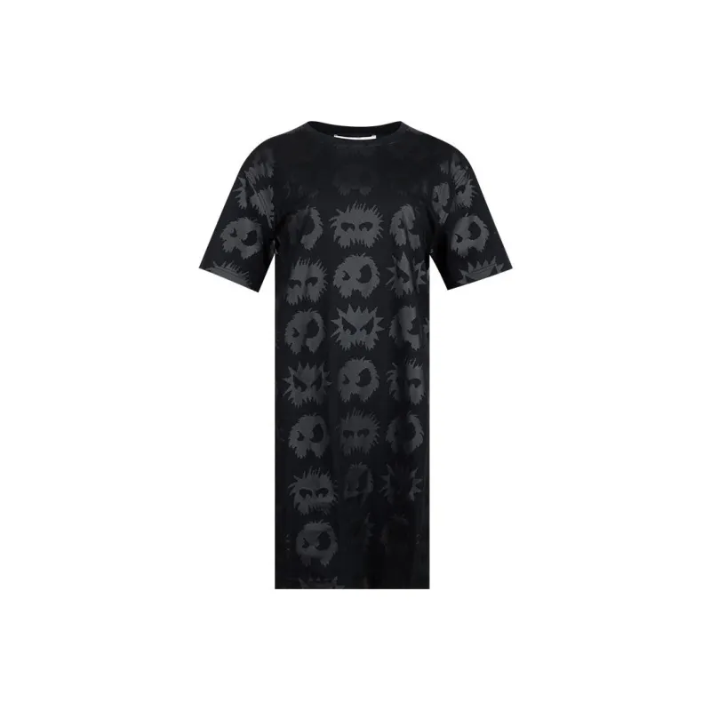 McQ Alexander McQueen Short Sleeved Dresses Women's Black-0