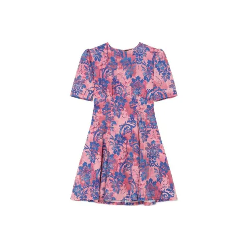 VERSACE JEANS COUTURE Floral print Flared Mini Dress
