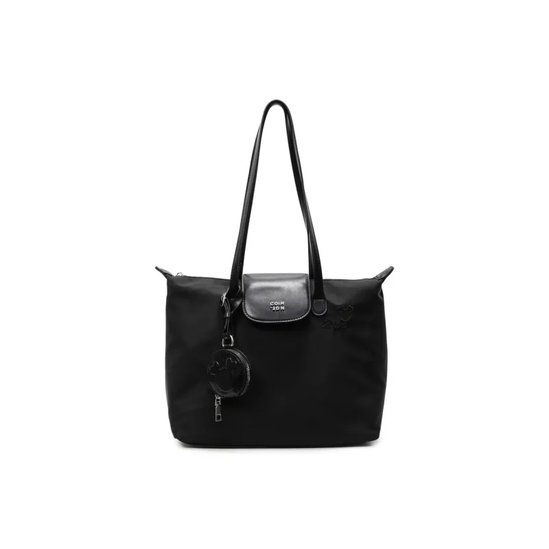 Single Warehouse Fabric Shoulder Bag Regular Women's White/Pink/Black-12