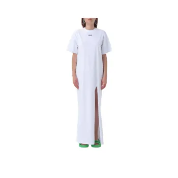 MSGM Short-Sleeved Dresses Women's White
