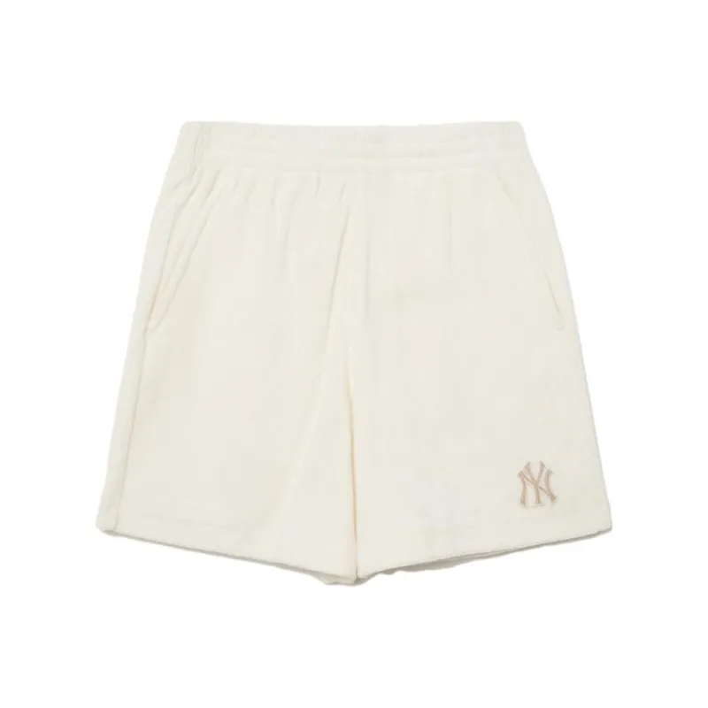 MLB Basic Terry Shorts Casual Shorts Women's White-0